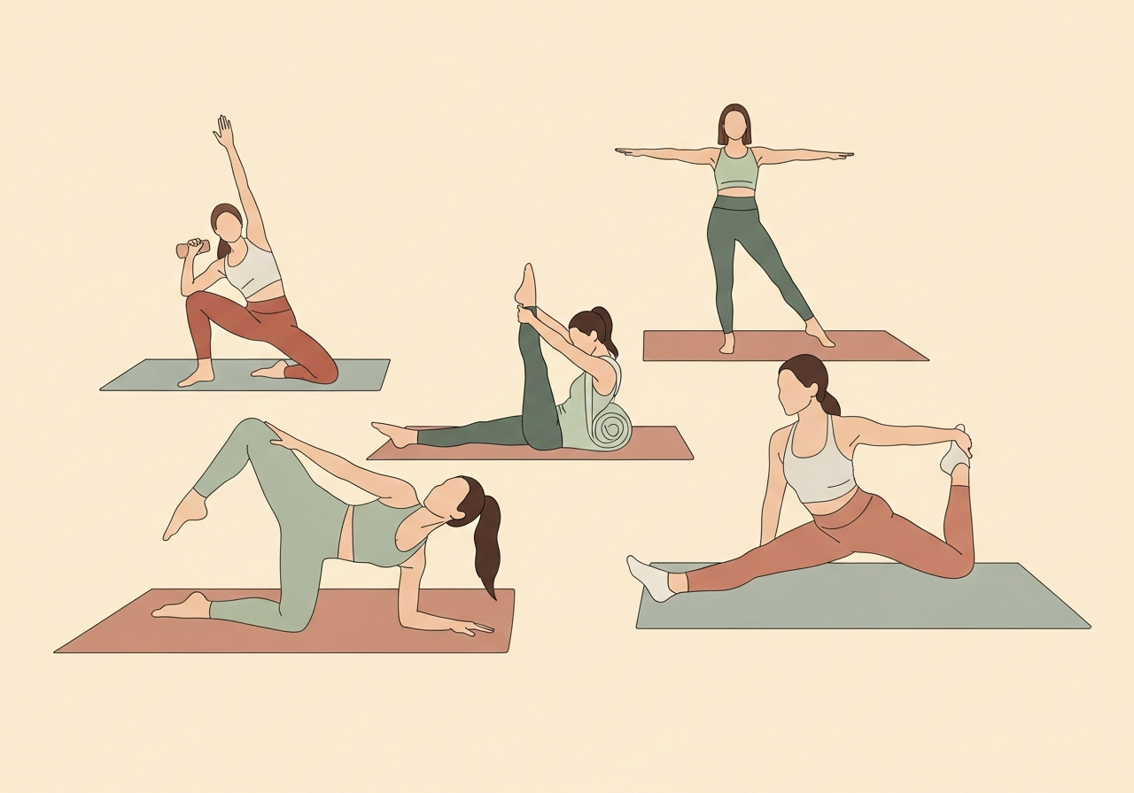 Подготовка к онлайн занятию йогой дома